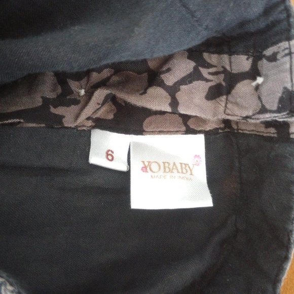 Yo Baby- Animal print black and brown dress size 6 - Picture 3 of 3
